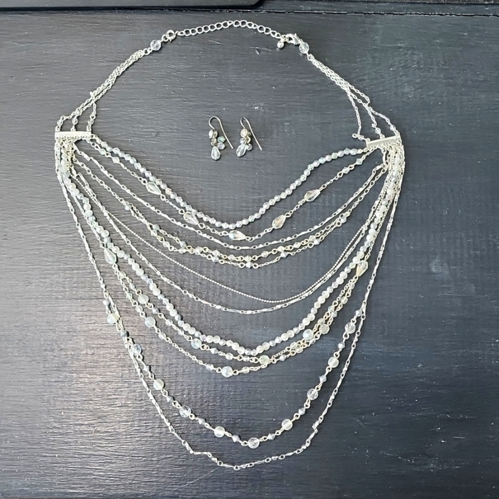 Beautiful necklace and earring set